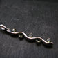 Moldavite Tektite Silver Pendant from Czech Republic - 1.8" - 3.38 Grams