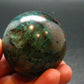 Quantum Quattro Sphere - Malachite Shattuckite Chrysocola Dioptase - 1.8" - 155.76 Grams