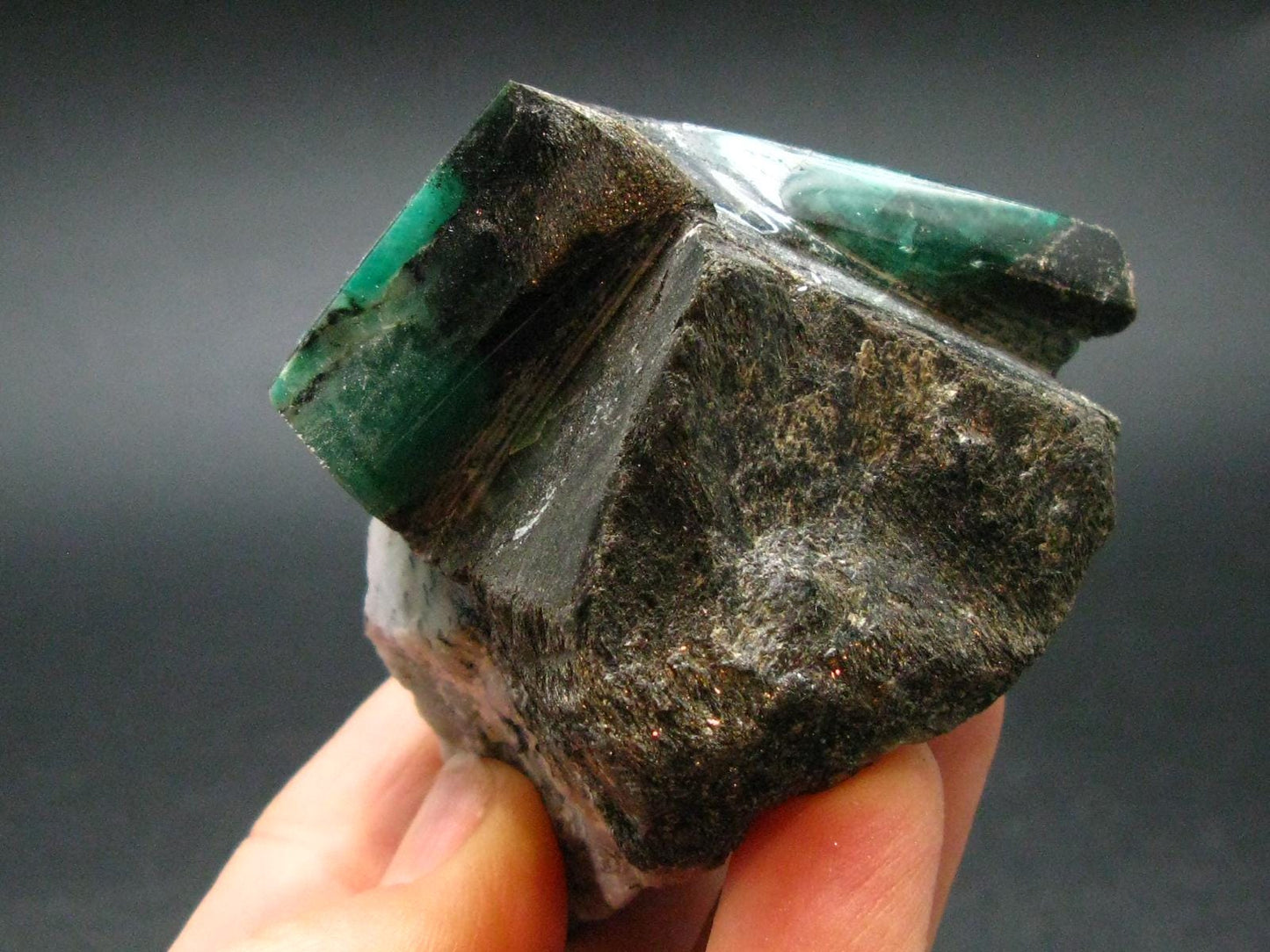 Emerald Beryl Polished Cluster from Brazil - 2.3" - 122.80 Grams