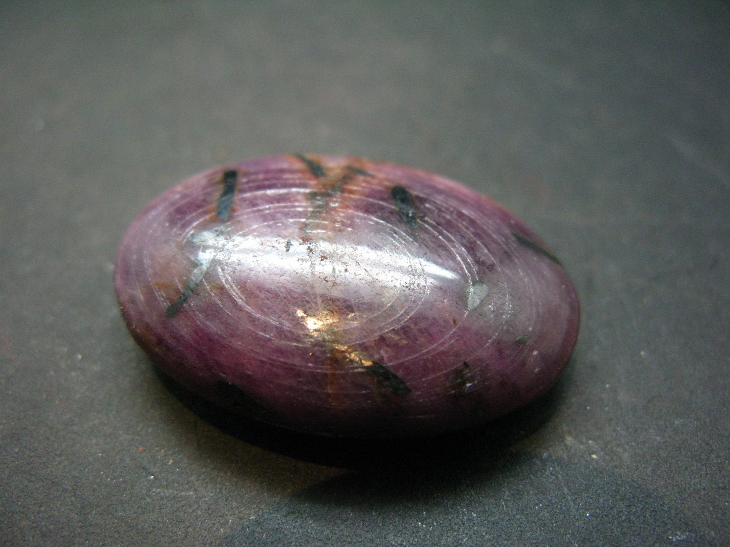 Tumbled Genuine Ruby Corundum from India - 1.4" - 25.70 Grams