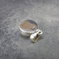Rare Black Opal Sterling Silver Pendant from Australia - 0.7" - 1.57 Grams