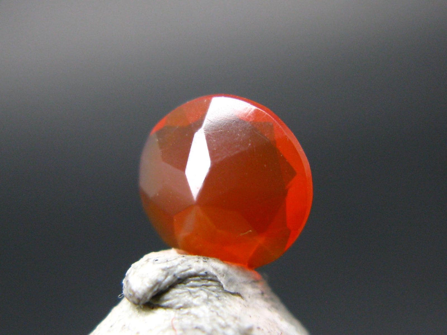 Fire Opal Cut Stone From Mexico - 0.55 Carats