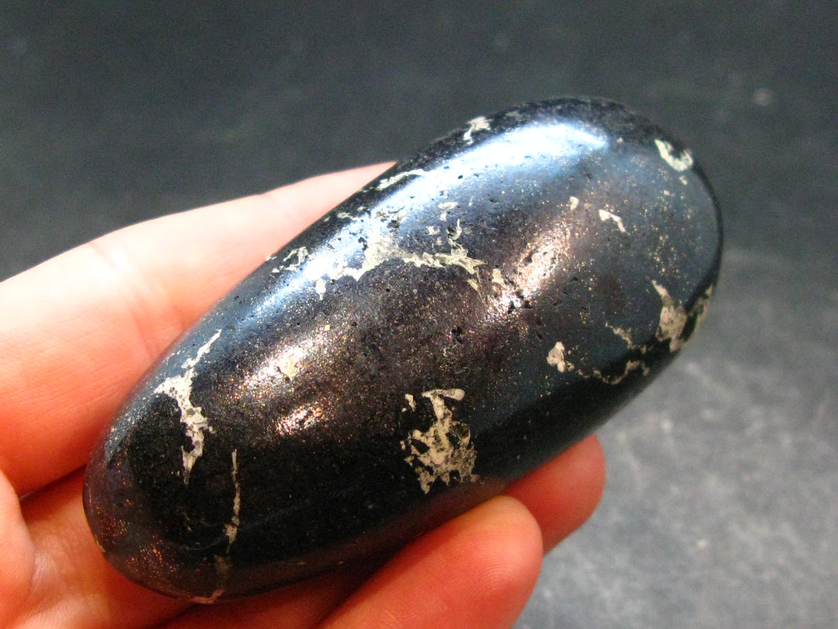 Covelite Covellite Tumbled Stone From Peru - 2.9" - 98.53 Grams