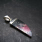Rare Pink Tugtupite Sterling Silver Pendant From Greenland - 1.5" - 2.47 Grams