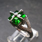 Helenite Gaia Stone Gem Sterling Silver Ring From Washington - Size 7 - 4.5 Carats