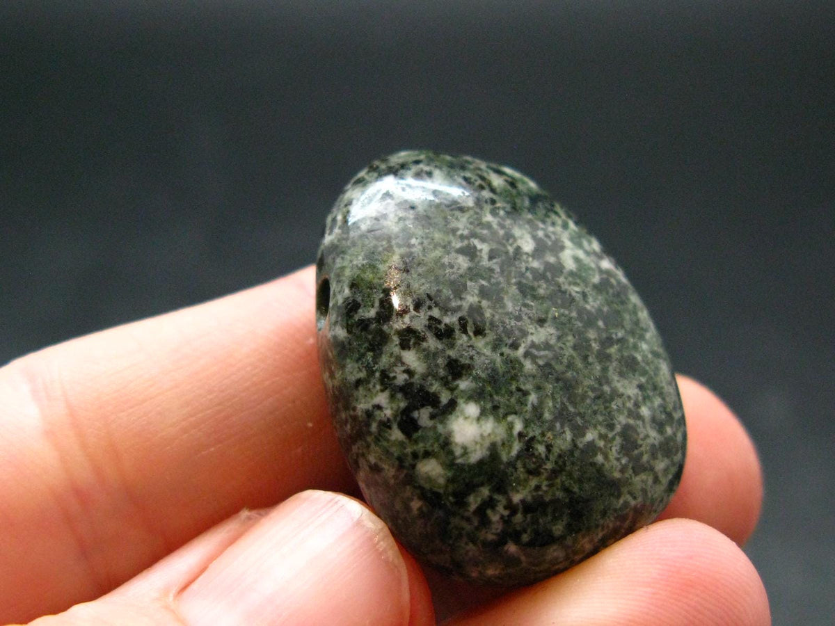 Rare Stonehenge Preseli Bluestone Metal Free Pendant From Wales UK - 1.1" - 13.65 Grams