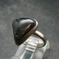 Real!! Very Rare Nuumite Nuummite Sterling Silver Ring from Greenland - 3.59 Grams - Size 6.25