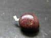 Red Cinnabar Cinabar Tumbled Pendant From Spain - 7.29 Grams - 1.0"