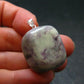 Very Rare Kammererite Chrome Clinochlore Silver Pendant from Turkey - 1.3"