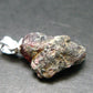 Ruby Crystal Silver Pendant from Winza Tanzania - 0.8" - 1.76 Grams