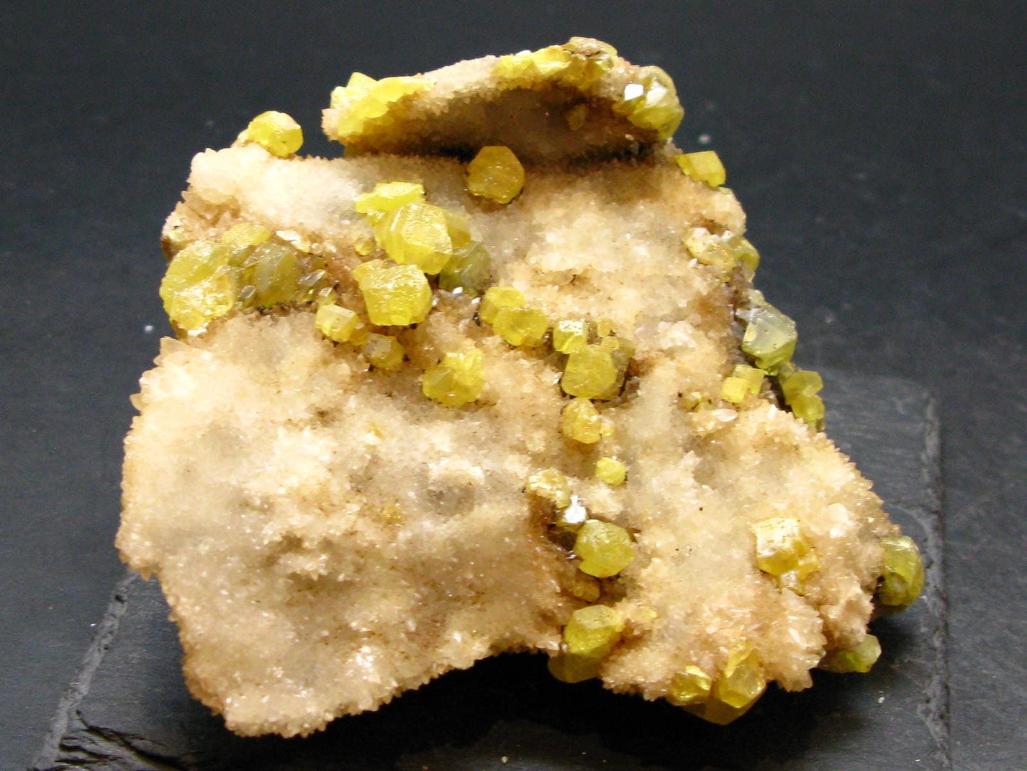 Large Yellow Sulphur Sulfur Cluster Italy - 3.7"