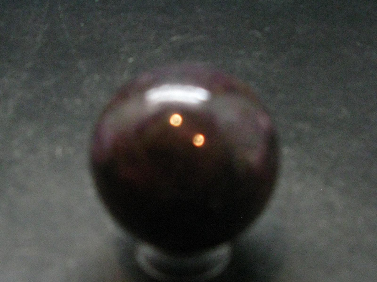 Genuine Ruby Corundum Sphere from India - 1.2" - 54.49 Grams