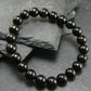 Whitby Jet Genuine Bracelet From UK ~ 7 Inches ~ 8mm Round Beads