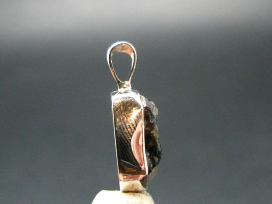 Phenakite Phenacite Crystal Silver Pendant From Brazil - 0.8" - 1.77 Grams