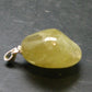 Large Gold Apatite Tumbled Pendant from Mexico - 8.0 Grams - 1.1"