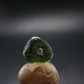Moldavite Tektite Tumbled Bead from Czech Republic - 9 mm - 3.80 Carats