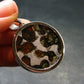 Rare Brahin Meteorite Slice With Olivine Pallasite Silver Pendant from Belarus - 1.4" - 5.27 Grams
