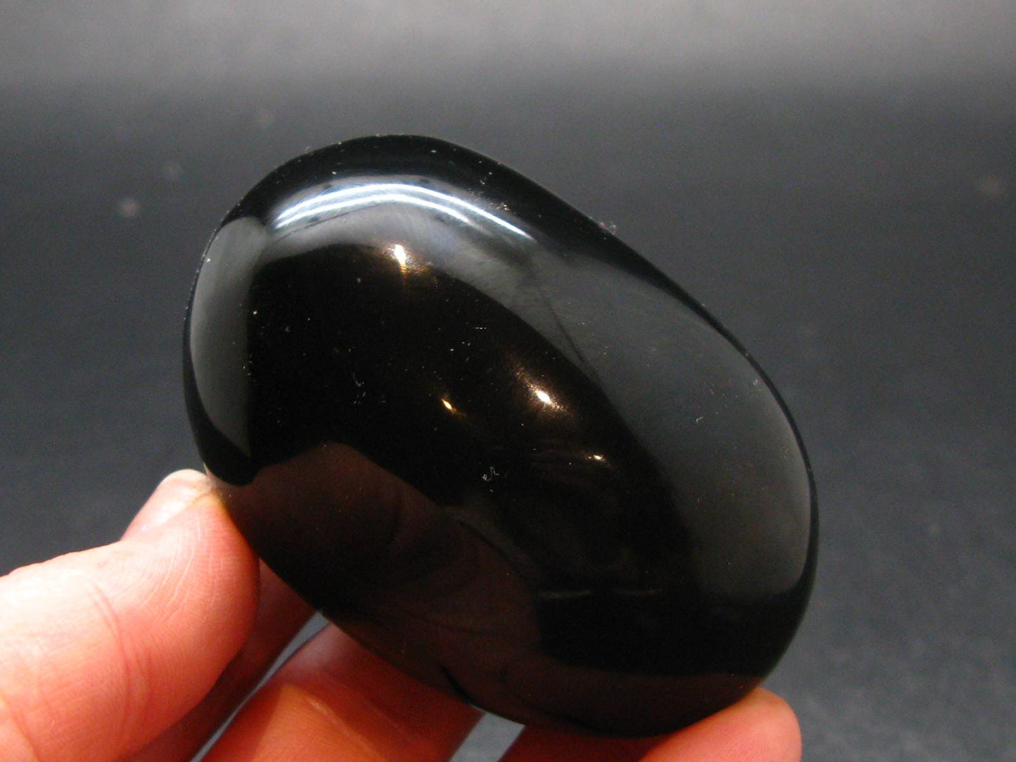 Black Obsidian Polished Stone From Mexico - 2.4"
