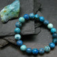 Blue Opal Genuine Bracelet ~ 7 Inches ~ 10mm Round Beads