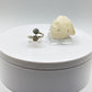 Natural Phenakite (Phenacite) Crystal Ring in Sterling Silver - Size 7
