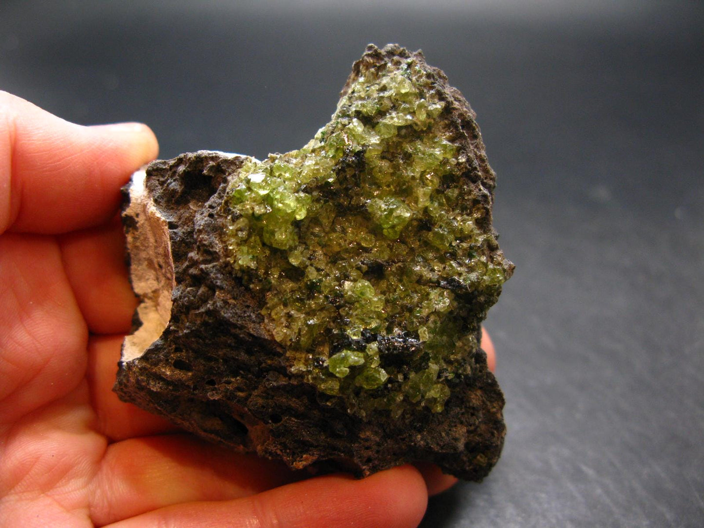 Rare Gem Peridot Cluster from Arizona, USA - 2.2"