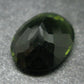 Moldavite Tektite Gem Cut Facetted Stone from Czech Republic - 19.50 Carats - 23x17mm