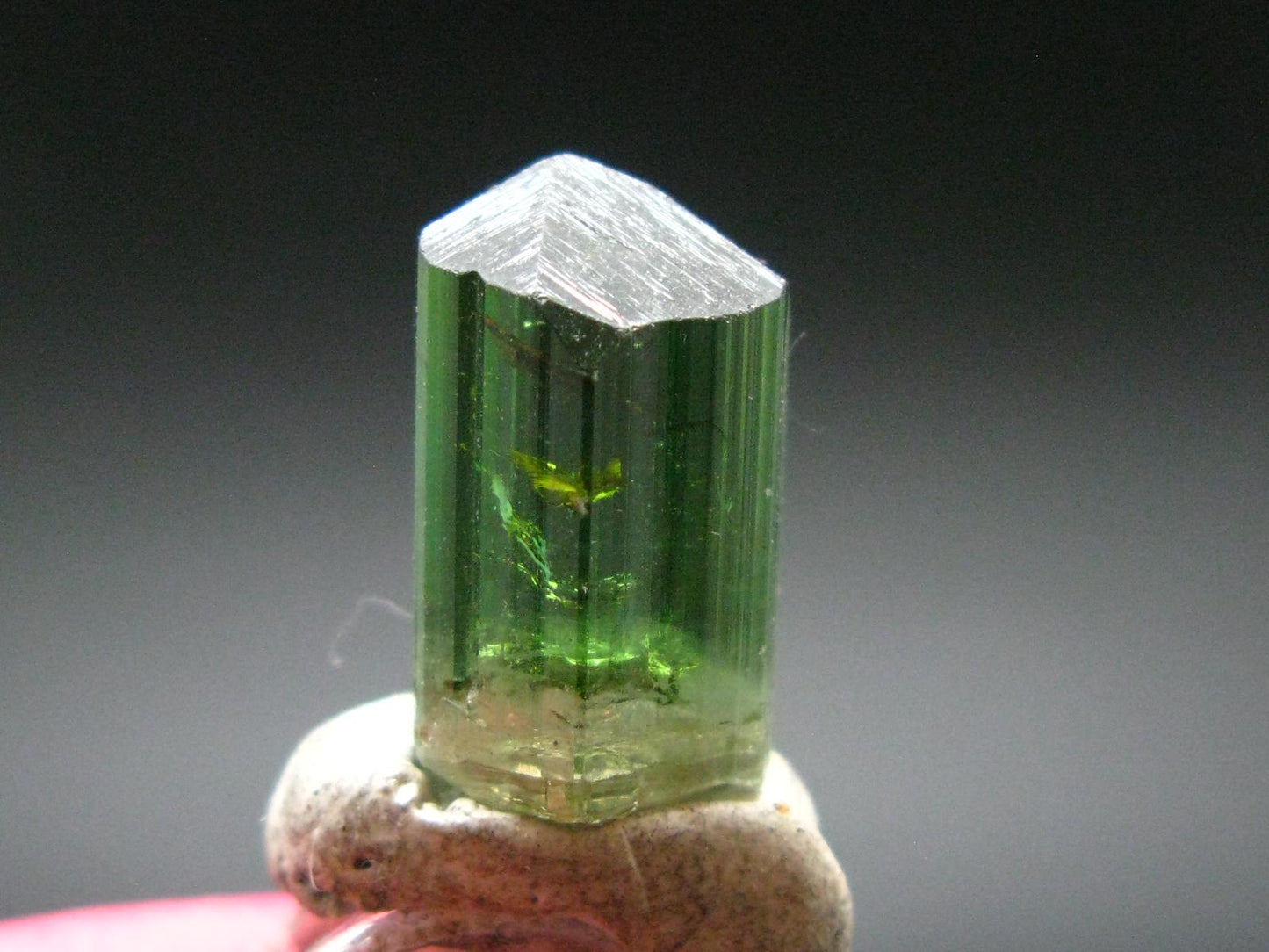 Green Tourmaline Crystal From Brazil - 0.6" - 11.10 Carats