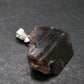 Rare Axinite Crystal Silver Pendant From Russia - 0.8" - 2.37 Grams
