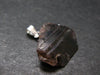 Rare Axinite Crystal Silver Pendant From Russia - 0.8" - 2.37 Grams