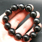 Shungite Genuine Bracelet ~ 7 Inches ~ 16mm Round Beads