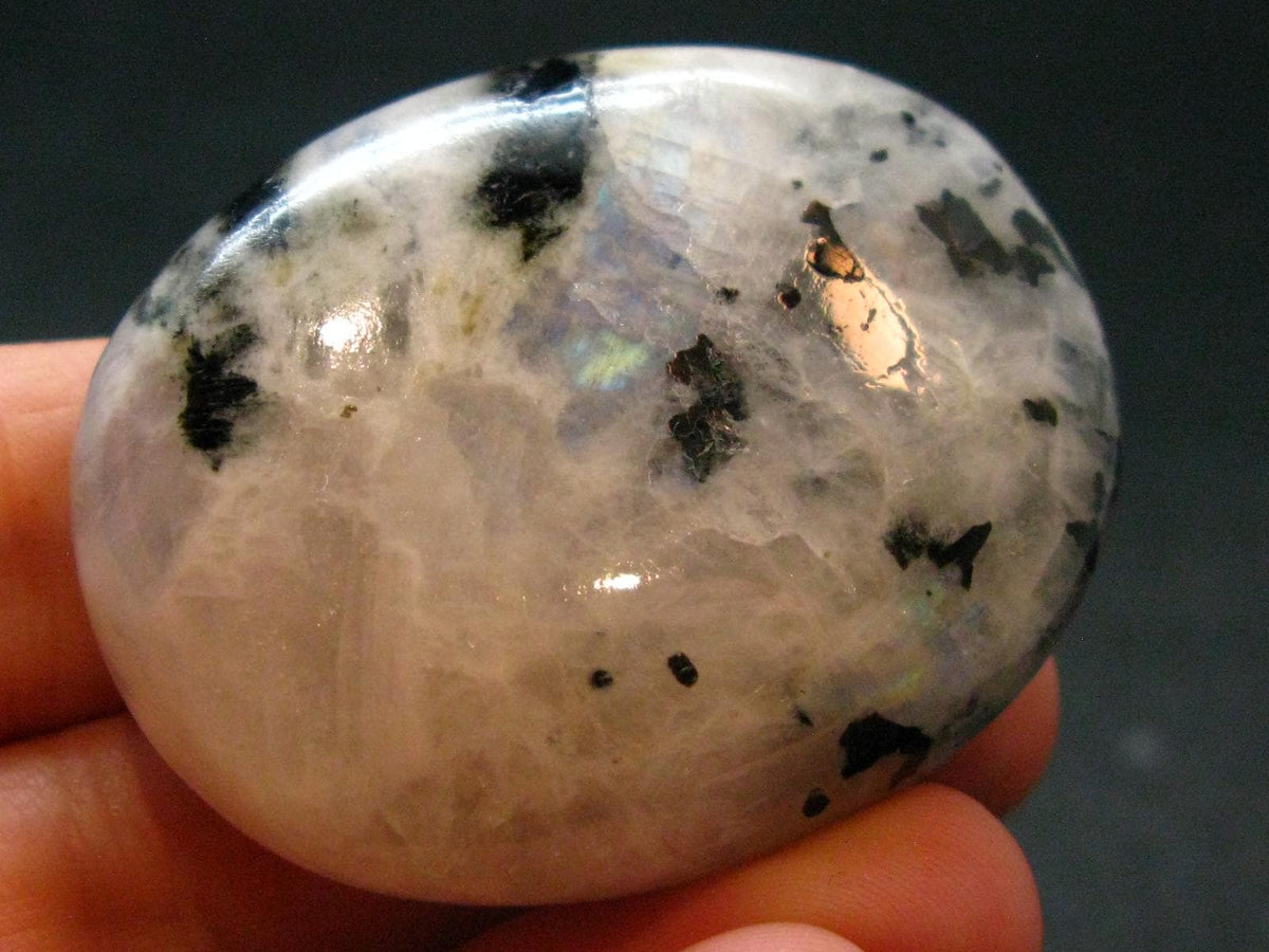 Moonstone Polished Stone from India - 1.8" - 41.52 Grams