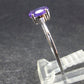 Siberian Amethyst!! Natural Faceted Rich Purple Color Amethyst Sterling Silver Ring - 1.23 Grams - Size 10.25