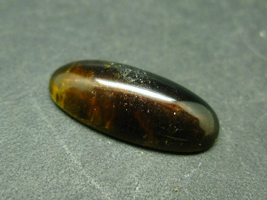 Green Tourmaline Cabochon From Brazil - 10.56 Carats - 22x9mm