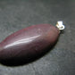 Purple Jade Silver Plated Pendant From Turkey - 1.5" - 4.93 Grams