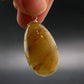 Rutilated Quartz Silver Pendant From Brazil - 1.4"