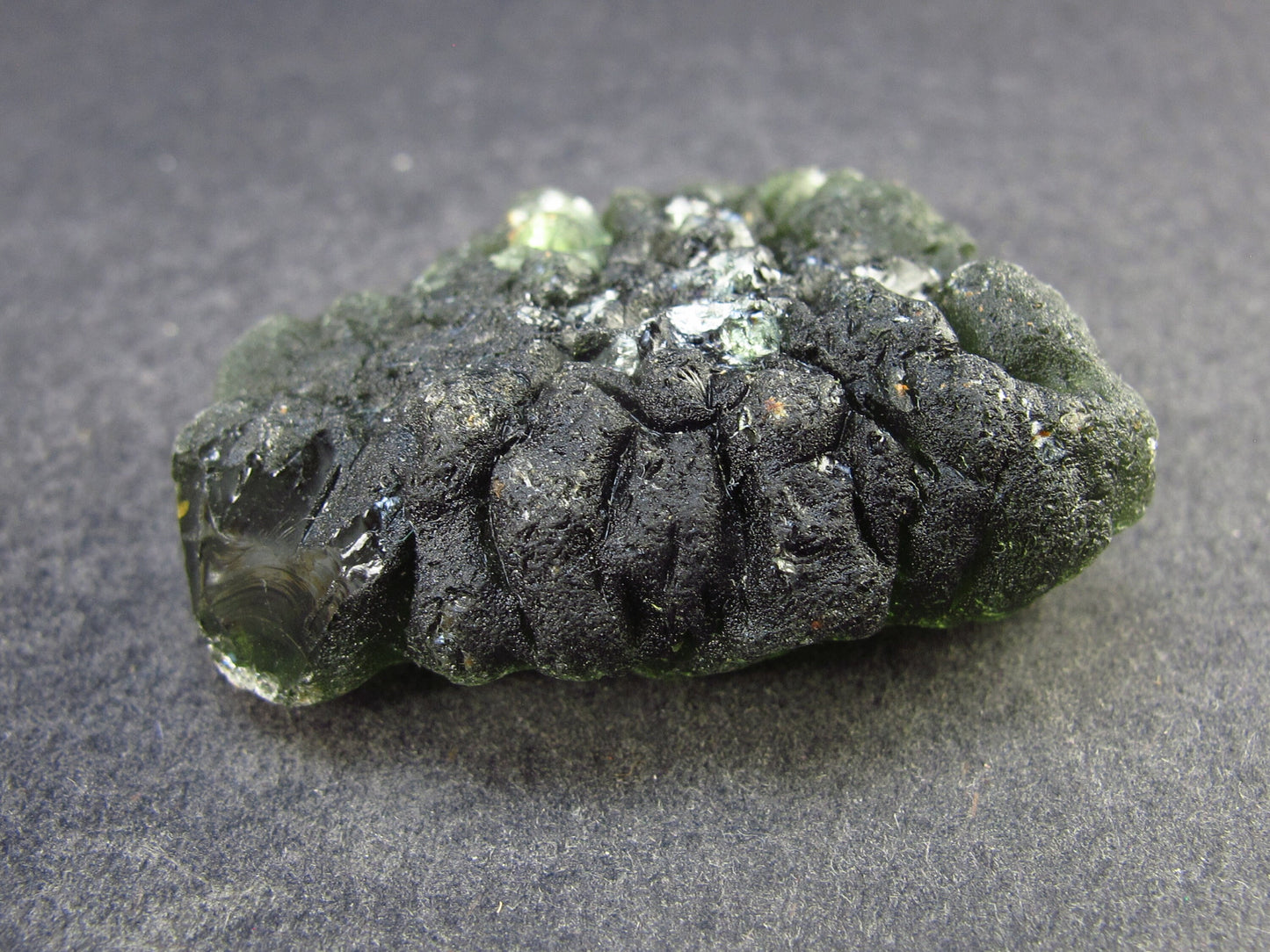 Moldavite Tektite Raw Piece from Czech Republic - 1.6" - 121 Carats - 24.2 Grams