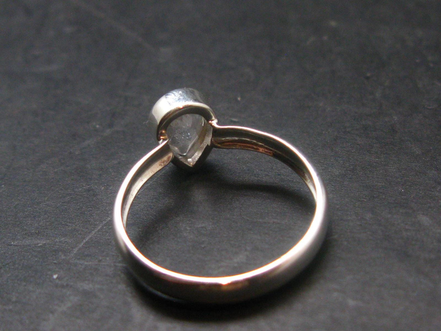 0.87 Carat Phenakite Phenacite Gem Sterling Silver Size 8 Ring from Russia - 1.92 Grams