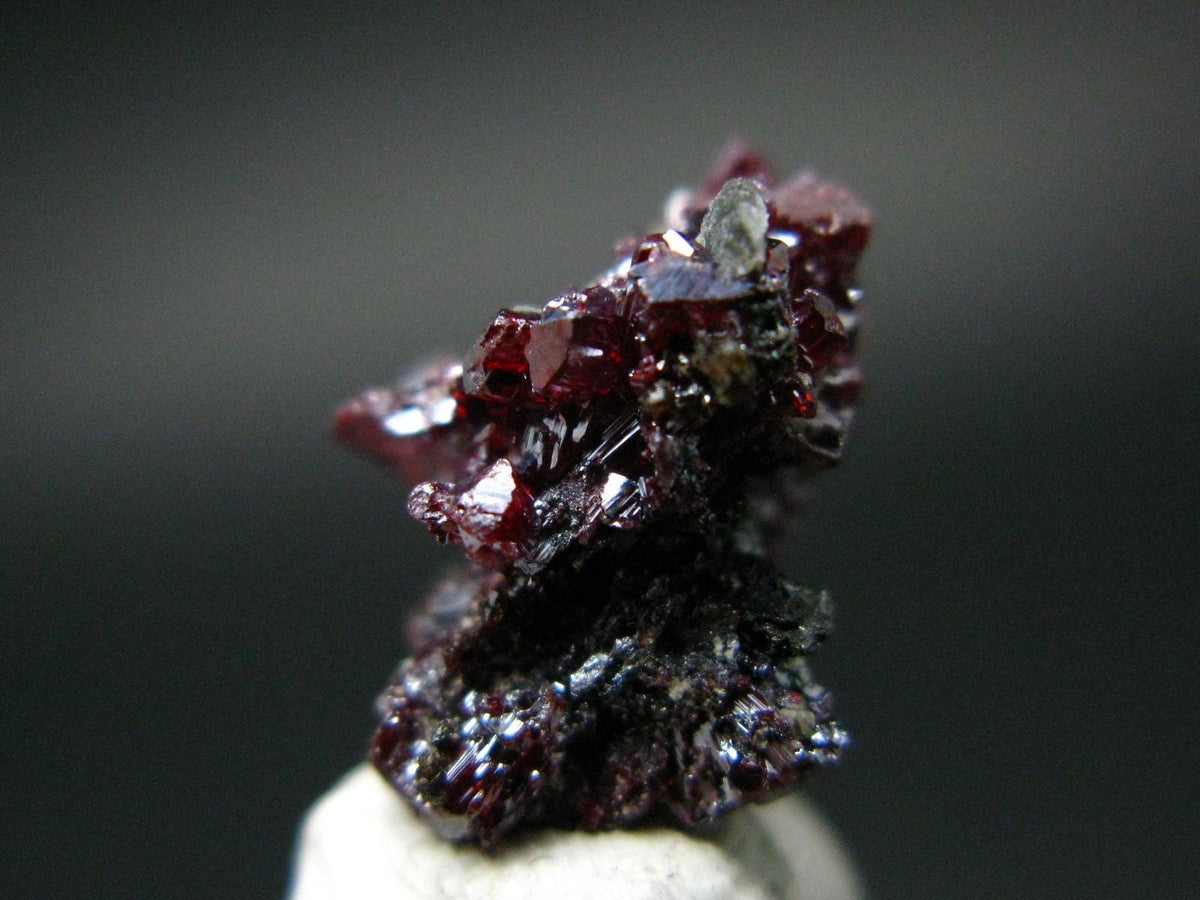 Rare Gem Proustite Cluster From Morocco - 0.6" - 2.26 Grams