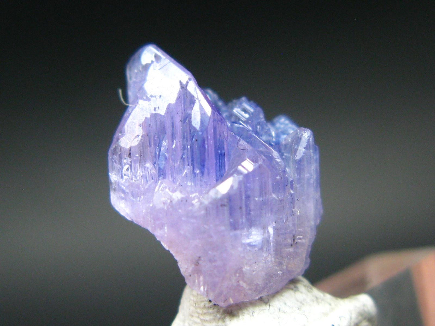 Tanzanite Gem Untreated Pink Crystal From Tanzania - 7.35 Carats - 0.6"