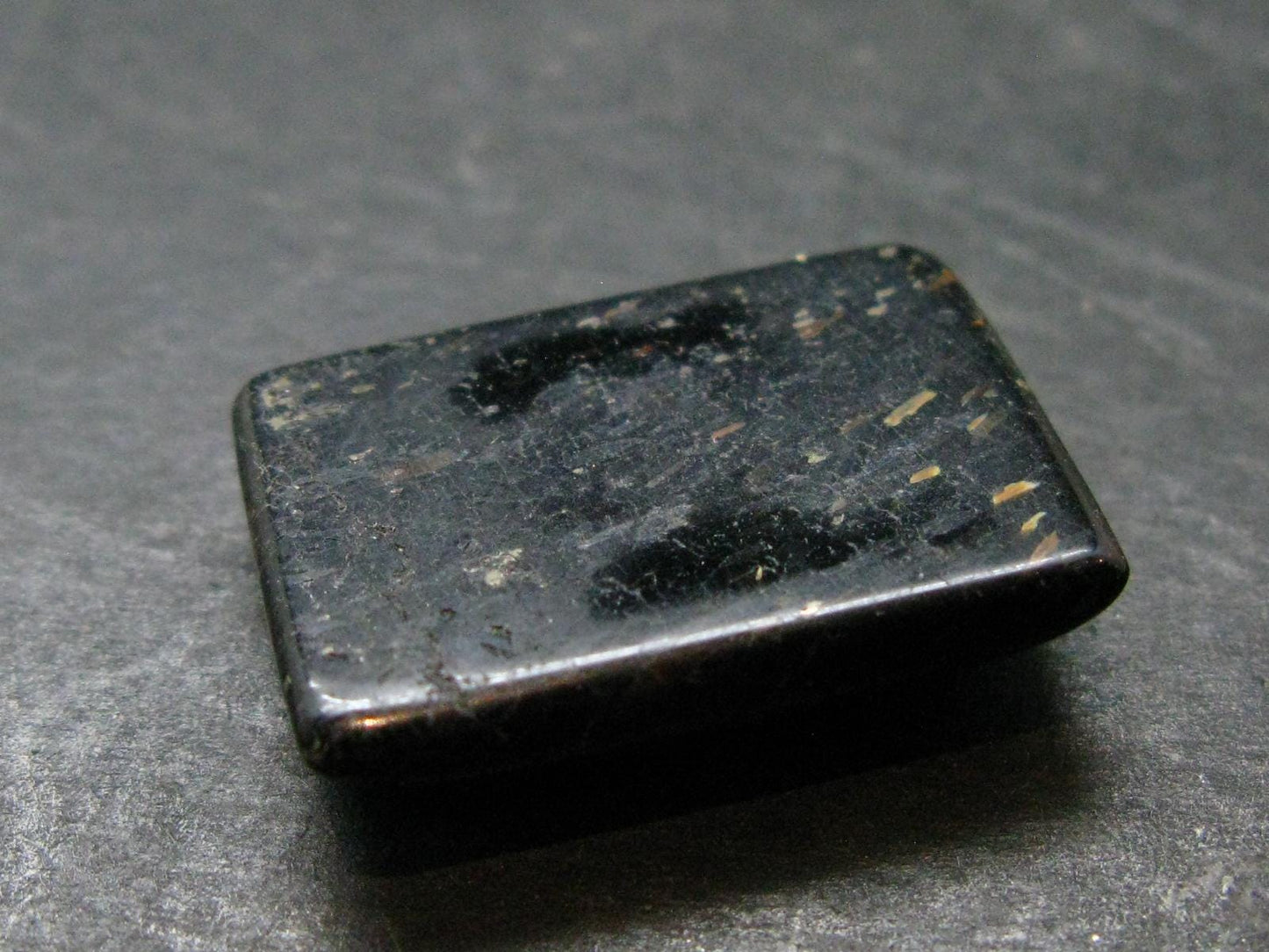 Rare Nuumite Nuummite Cabochon From Greenland - 1.0" - 7.0 Grams