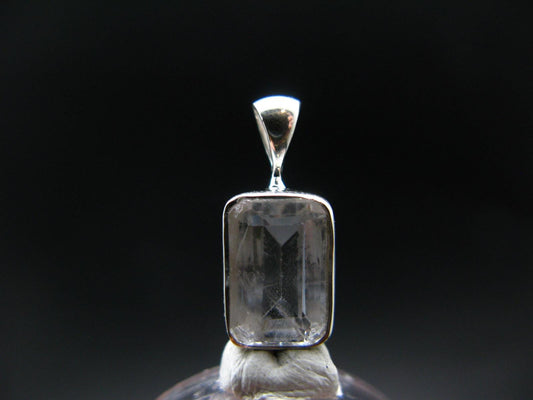Gem Phenakite Phenacite 3.59 Carats Facetted Pendant from Russia - 1.47 Grams - 0.7"
