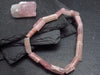 Pink Tourmaline Genuine Bracelet ~ 7 Inches ~ 12mm Crystal Beads