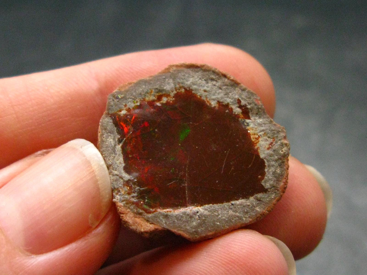 Natural Precious Opal With Play of Color from Ethiopia - 0.9" - 4.31 Grams