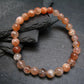 Sunstone Genuine Bracelet ~ 7 Inches ~ 7mm Round Beads
