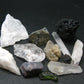 Synergy 12 Set Phenakite Moldavite Natrolite Petalite Danburite Tektite Scolecite Herderite Tanzanite Brookite 65.31 Gr