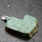 Extremely Rare Natural Maw Sit Sit Crystal Silver Pendant from Myanmar - 1.2" - 4.25 Grams