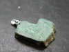 Extremely Rare Natural Maw Sit Sit Crystal Silver Pendant from Myanmar - 1.2" - 4.25 Grams
