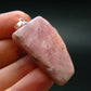 Pink Petalite Silver Pendant from Canada - 1.8" - 8.88 Grams