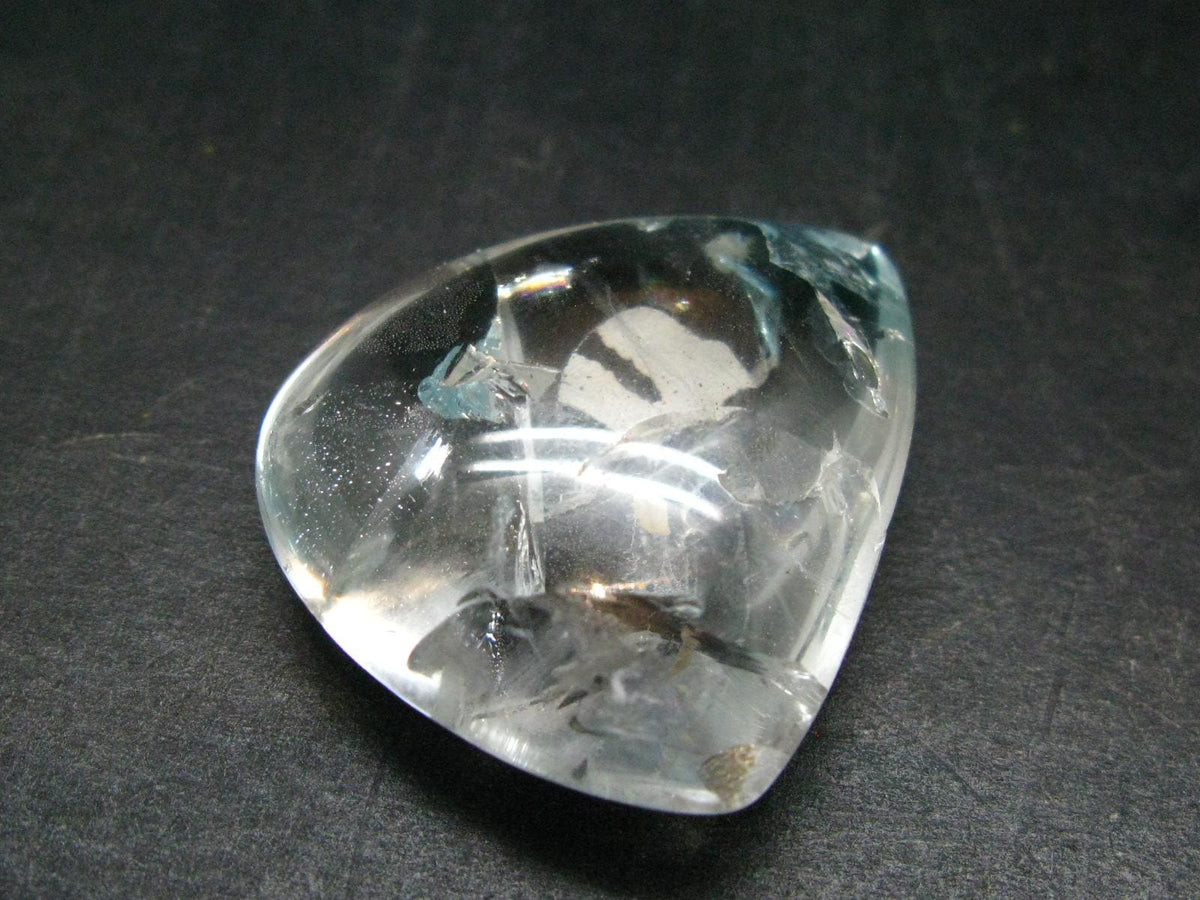 Genuine Blue Topaz Tumbled Stone From Brazil - 1.4" - 20.53 Grams