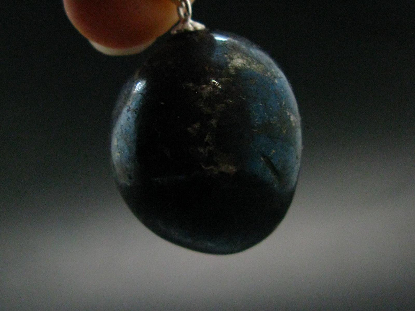Covelite Covellite Crystal Silver Pendant From Peru - 1.3" - 22.95 Grams